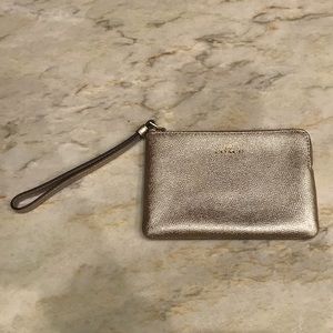NWT Gold Coach Wristlet